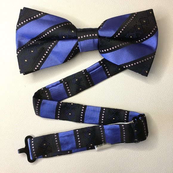 JON VANDYK HOLLAND Vintage Vibe Semi-Butterfly Bow Tie ▶◀ 𝔹ℝ𝔸ℕ𝔻 ℕ𝔼𝕎! - Picture 2 of 8